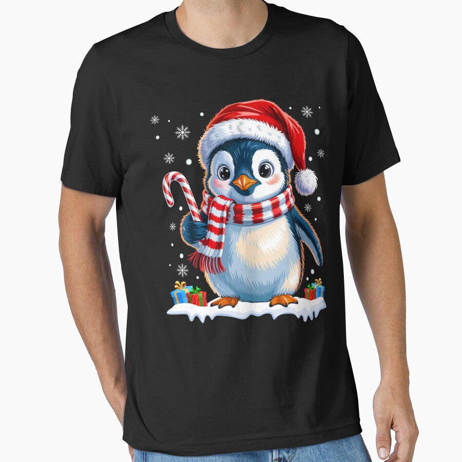 Penguin with Candy Cane by Patchina