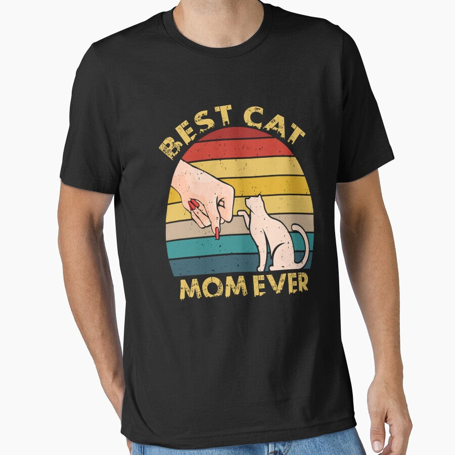 Best Cat Mom Ever T-Shirt by bestdesigns2020