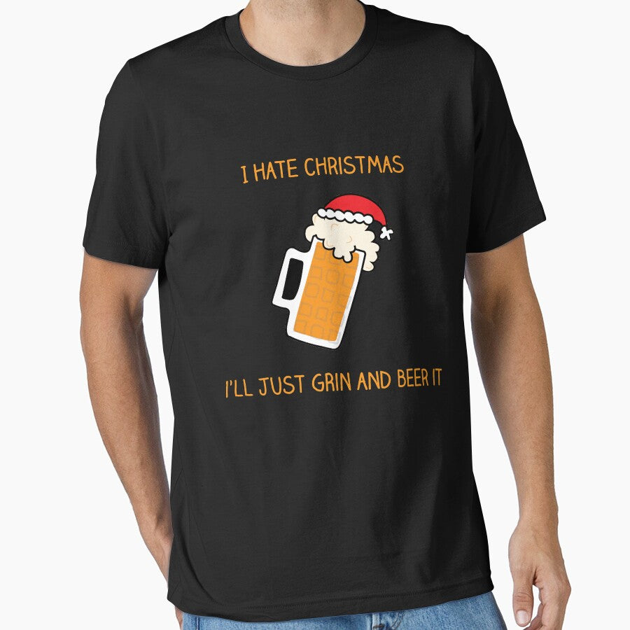 I hate Christmas, funny beer pun by IceCreamCat