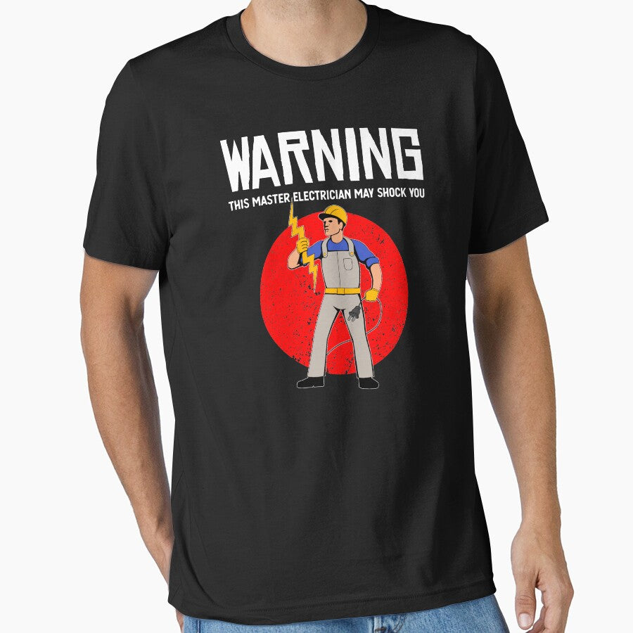 Funny Warning Master Electrician Shock Electrical Work product by jakehughes2015