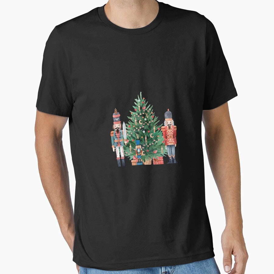 Watercolor Nutcrackers and Christmas Tree by silviaol