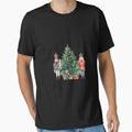 Watercolor Nutcrackers and Christmas Tree by silviaol