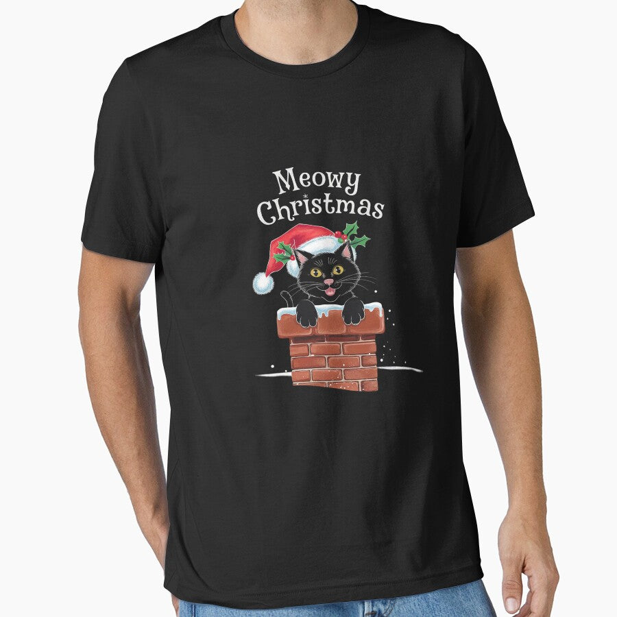Christmas Pajamas Men Women Kids Christmas Outfit Cute Cat by MathisBellanger