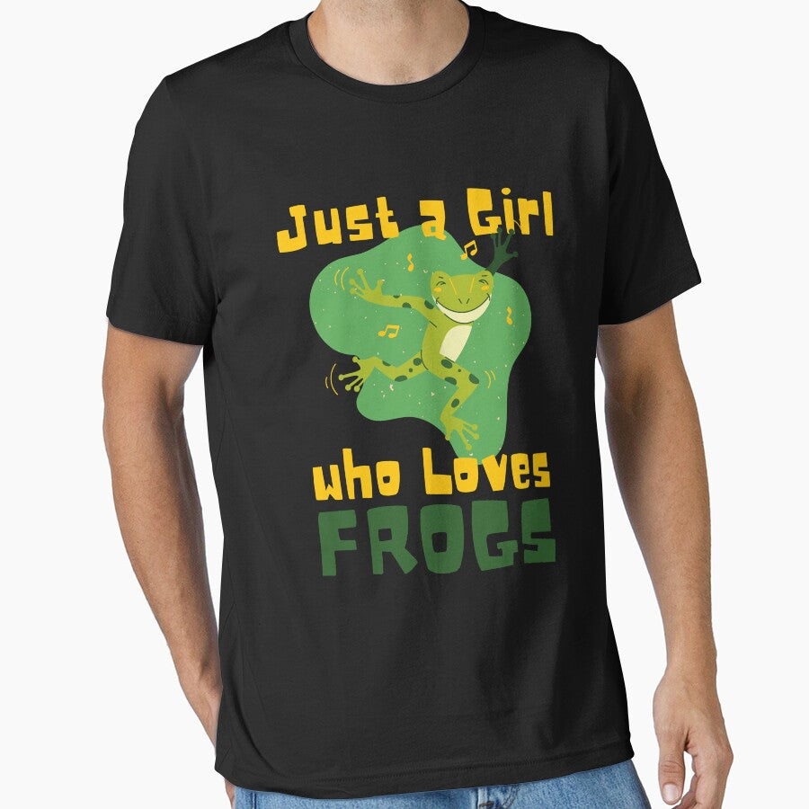 Just a Girl who loves Frogs - Funny Frog lover or forever funny people gift by LostTraveller