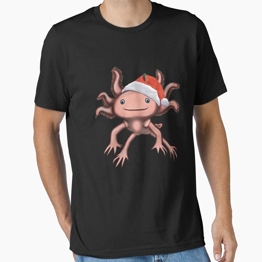 Axolotl drawing Christmas gift by DAGHO