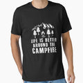 Life is better around the campfire, Campfire Camping Gift- Funny Camping Shirt ,Camping Tees, Camp T shirt, Camping Shirt For Men and Women by sols