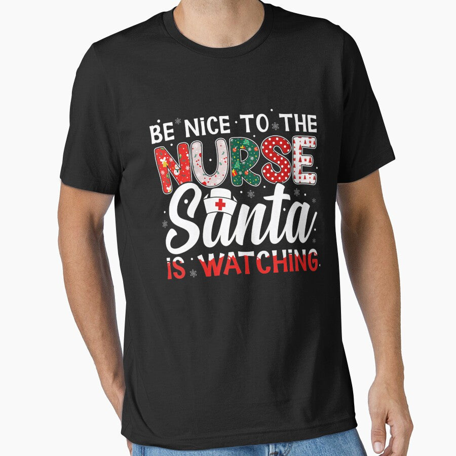 Watching To Nice Vintage Be Nurse The Santa Retro Christmas Classic Nurse is by FrankyTepper