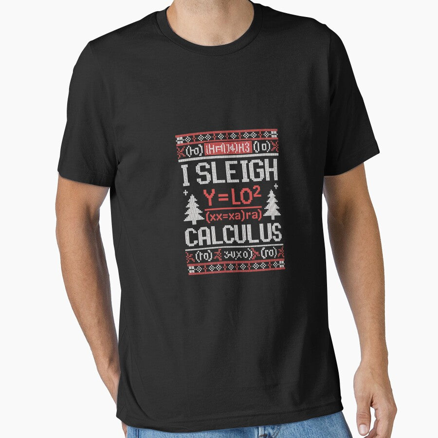 i sleigh calculus math math teacher christmas Men Women by MarkLeedsArt