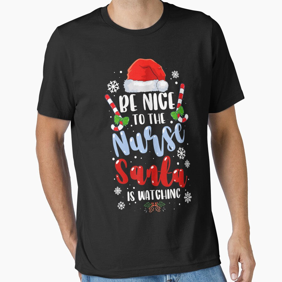 is Santa Be Classic Nice Vintage Christmas Nurse Nurse To Watching Retro The by FrankyTepper