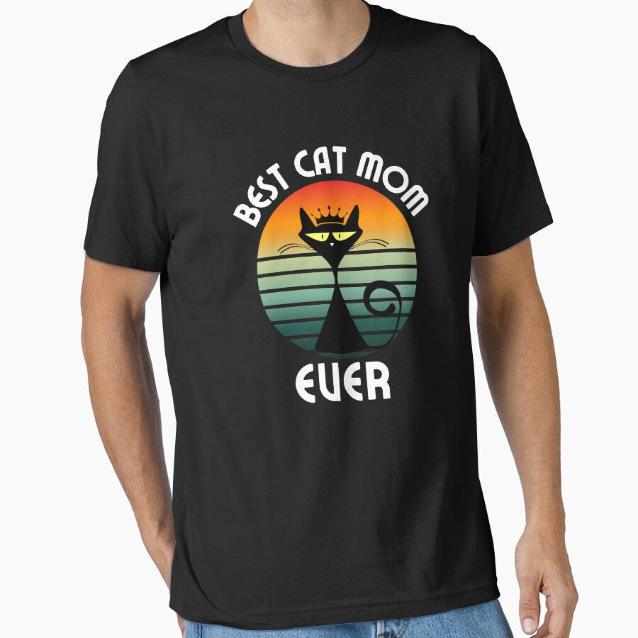 best cat mom ever shirt, funny mothers day cat by MillionGoal