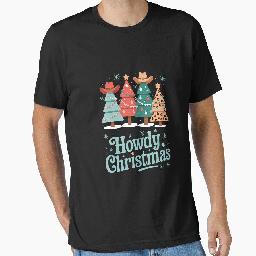 Funny Howdy Christmas Cowboy Western Xmas by DeadlockCrew