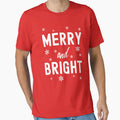 Merry and Bright Christmas Pajama and Lounge Wear by Statement-Teez