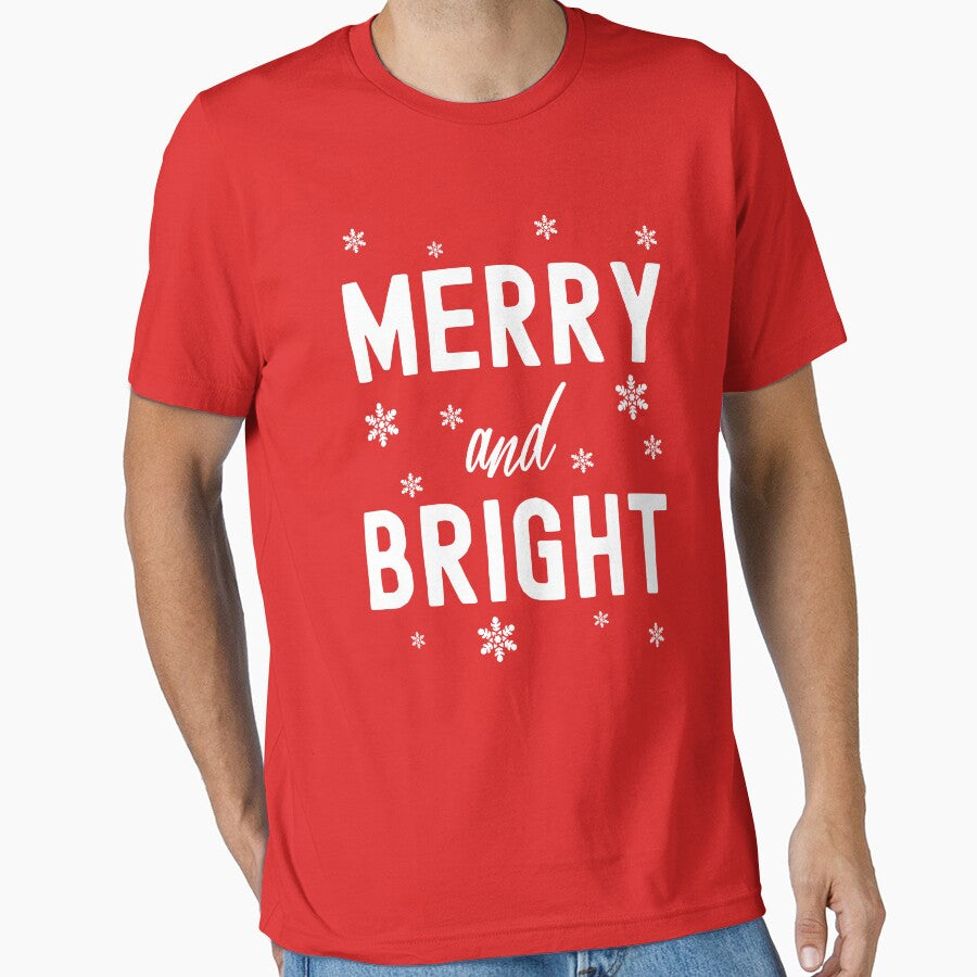 Merry and Bright Christmas Pajama and Lounge Wear by Statement-Teez