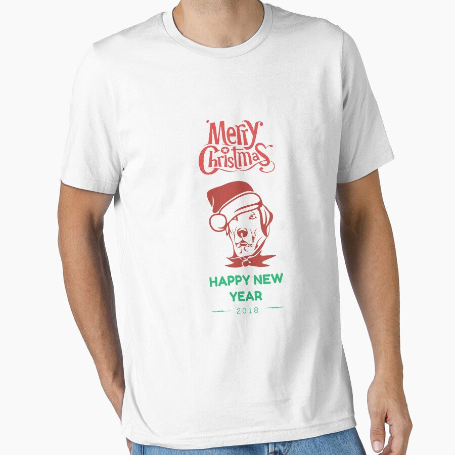 Dog Merry Christmas- Dog Lovers tee by pavelrmata