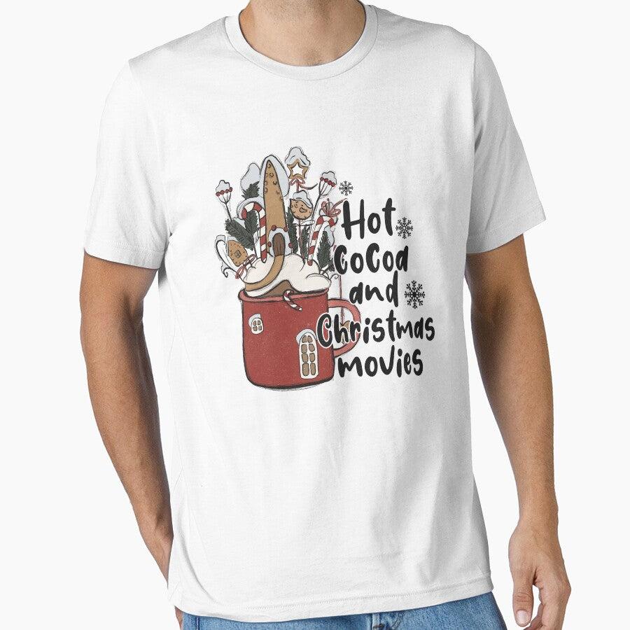 hot cocoa and christmas movies by hieuvustore