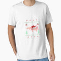 Funny Axolotl Lover Xmas Gift Ugly Axolotl Christmas T-Shirt by AnnLomachenko