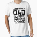 I’m A Proud Dad Of A Freaking Awesome Welder, Funny Dad Shirt, Dad Of Welder Shirt, Dad Gifts, Christmas Gifts For Dad by xlnv