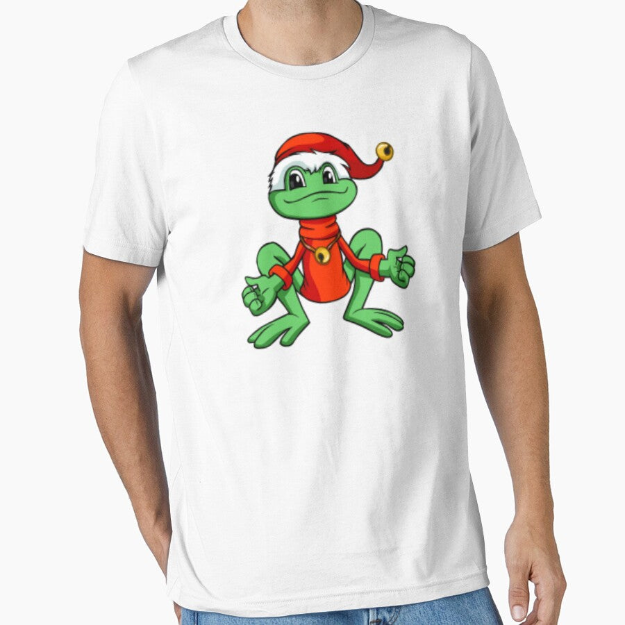Frog Wearing Christmas Hat by RsK_DeSiGn