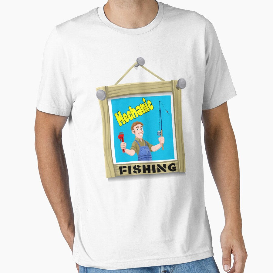 Mechanic Fishing by printhappy4you