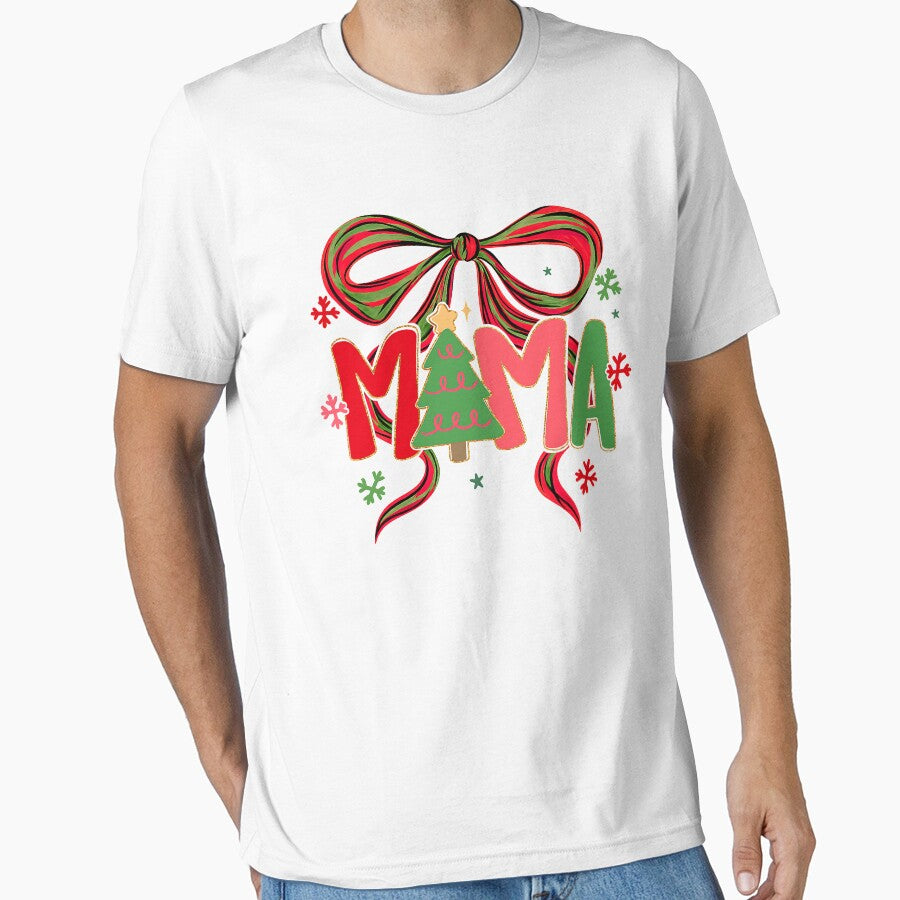 Coquette Christmas Mama Brushstroke by BornBorn
