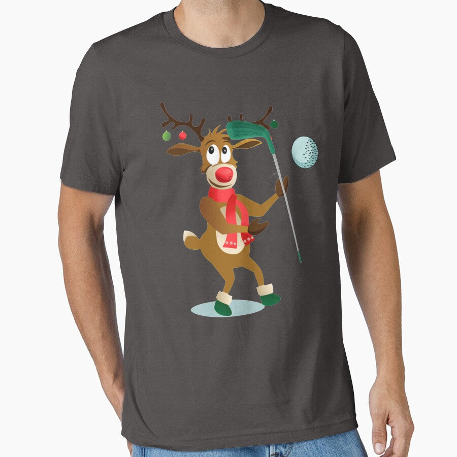 Reindeer Golf Christmas Shirt, Christmas Shirt, Funny Christmas Shirt, Christmas Party Shirt by Nrlifecreations