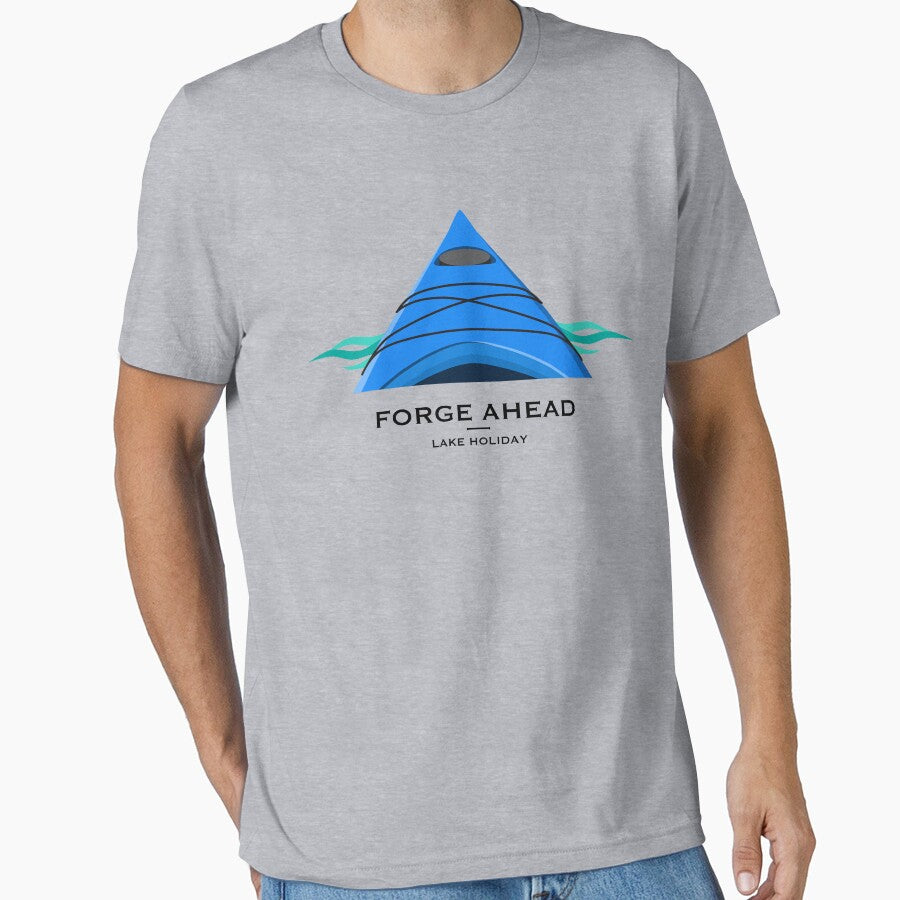 Forge Ahead Kayak - Lake Holiday - Blue by BlueSkyTheory