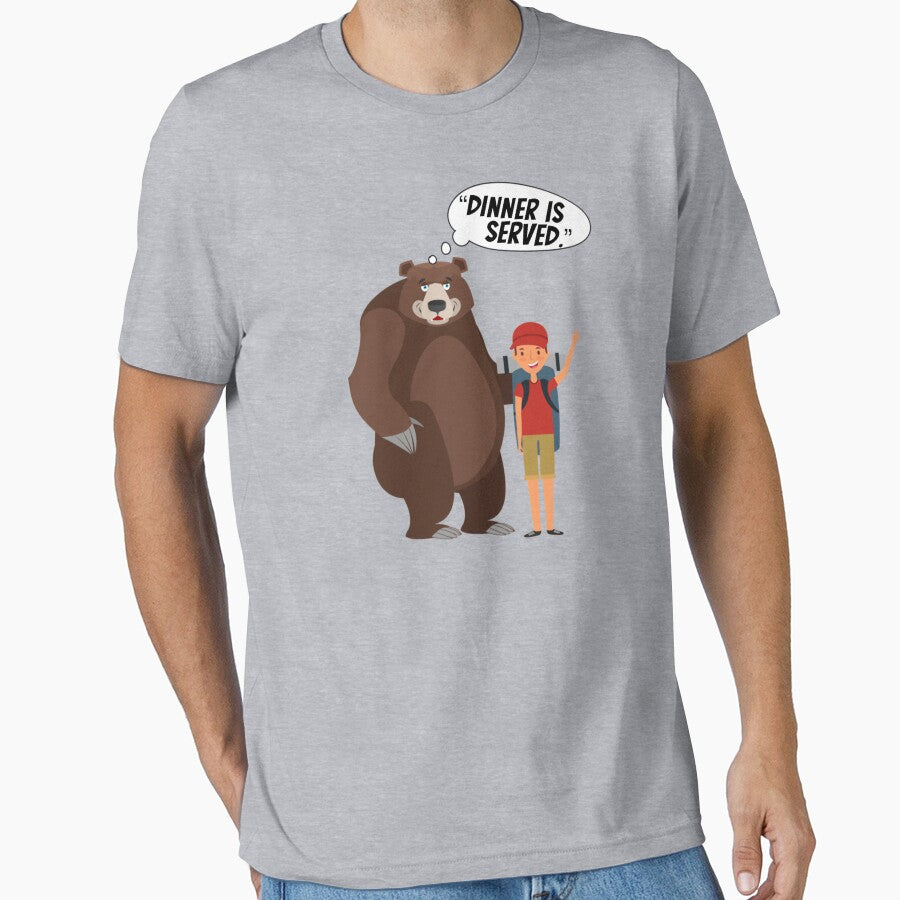 Dinner Is Served Funny Camping by clothingyouneed.com
