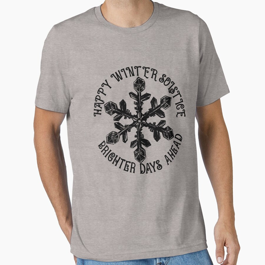 Happy Winter Solstice Brighter Days Ahead Snowflake Gear by DynamicDesign