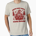 Gnome Sweet Gnome – Cozy Cocoa Christmas Burgundy Holiday T-Shirt by NoGoodDeeds