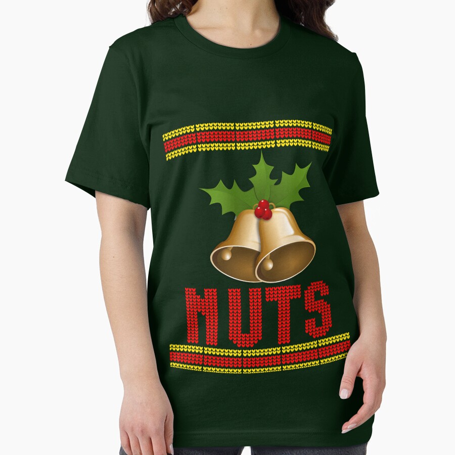 Chestnuts Couples Christmas Ugly Shirts - Nuts by ravishdesigns