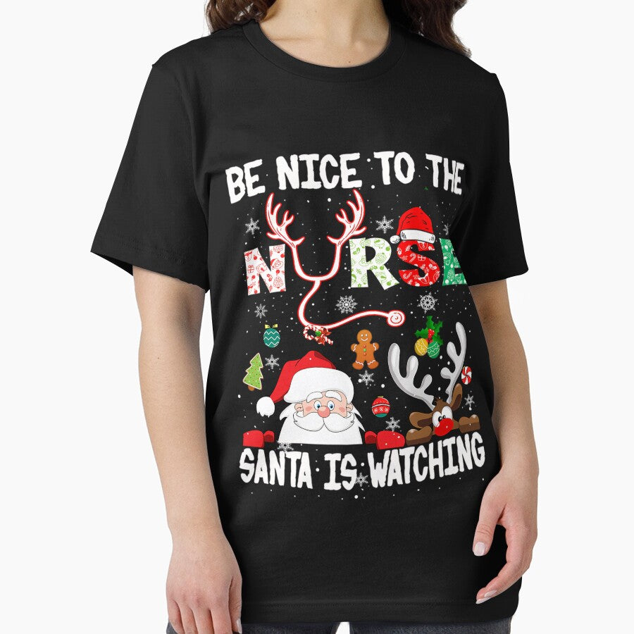 Nice Be Classic Watching Santa Retro is Nurse Vintage Nurse Christmas The To by FrankyTepper