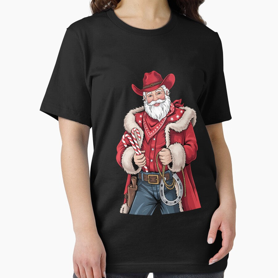 Merry Christmas Howdy Santa Cowboy Western Santa by WalshDrawnLaugh