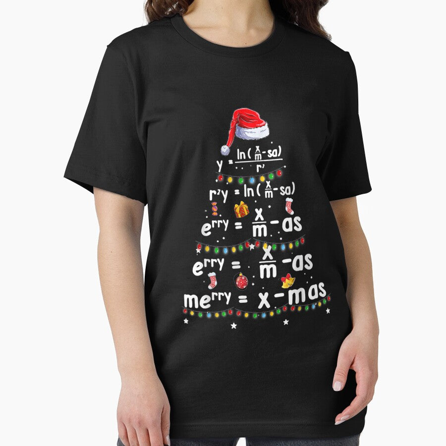 Geometry Math Science Teacher Christmas T-Shirt by Knight-Saverin