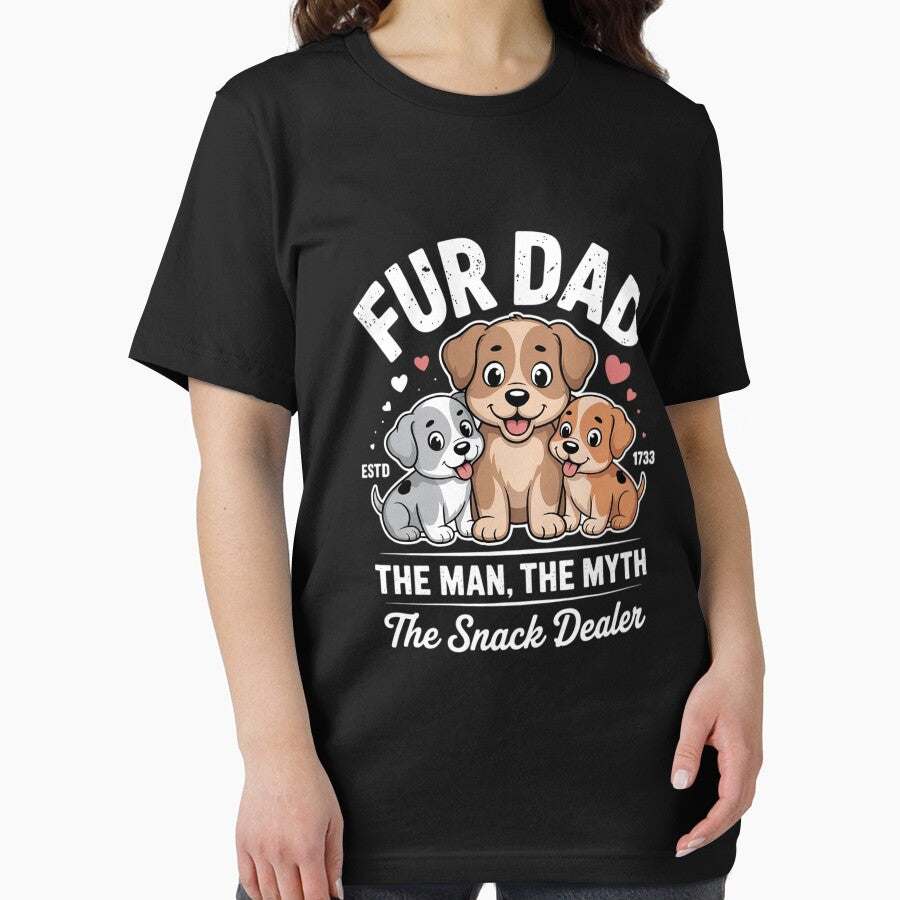 Fur Dad The Man The Myth The Snack Dealer Dog Fathers Day 1 by lilLilaBatArt