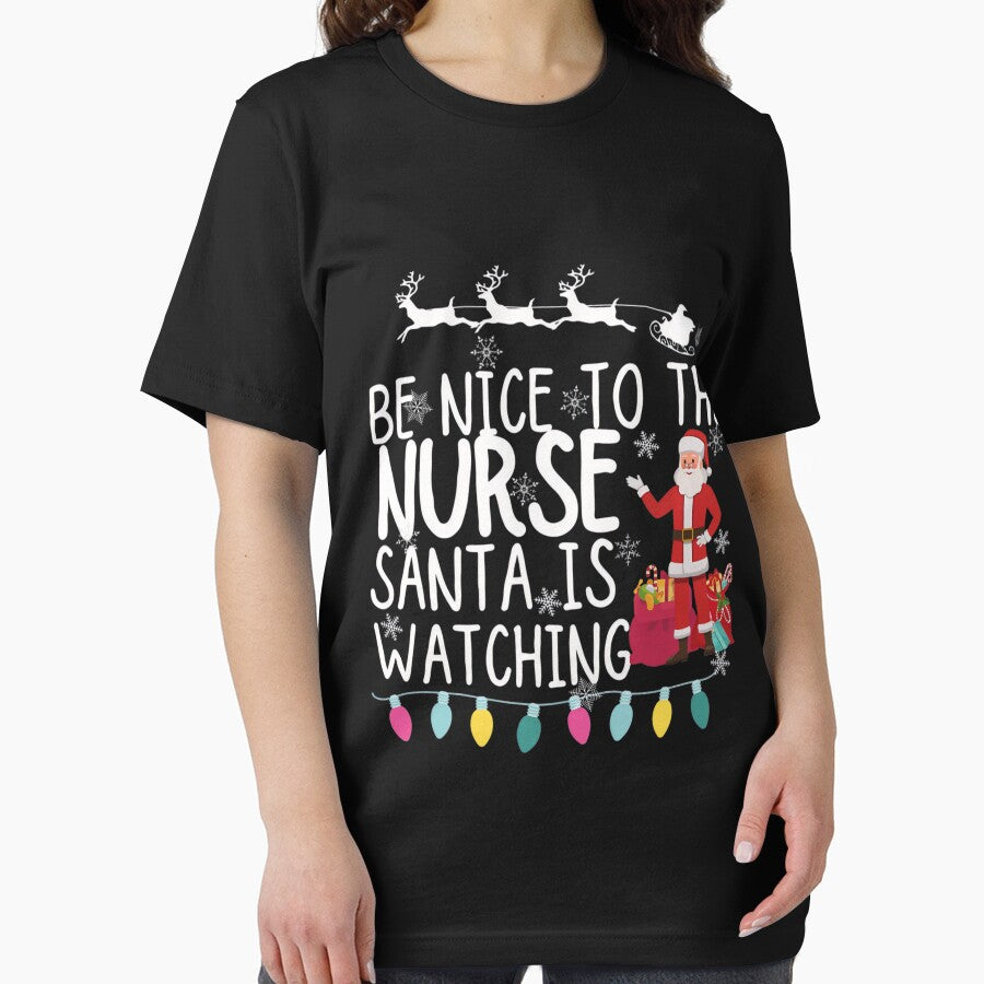 Christmas Vintage The Nurse Santa To Retro Watching is Be Nurse Classic Nice by FrankyTepper