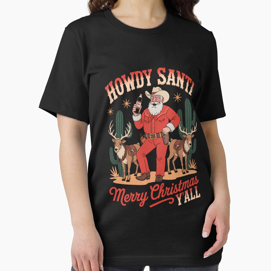 Howdy Santa Western Santa Christmas by blueyeeti
