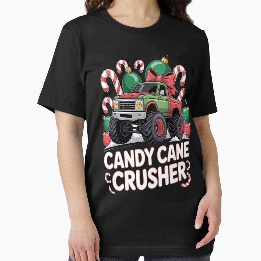 Candy Cane Crusher Festive Monster Truck Holiday Cheer by brinbotty