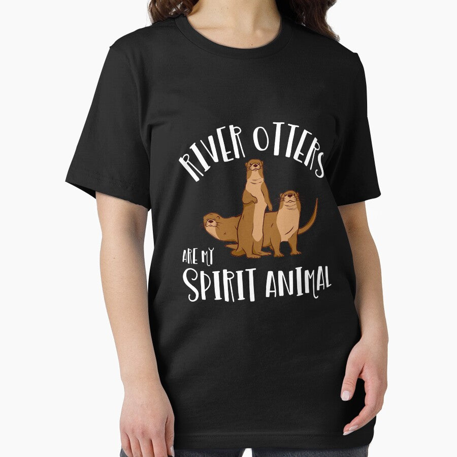 River Otters Are My Spirit Animal Lover Gift River Otter Gear by DynamicDesign