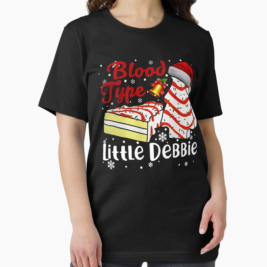 Blood Type Little Cute Debbie Christmas Tree Snack Cake Lover Gifts by SBuck89