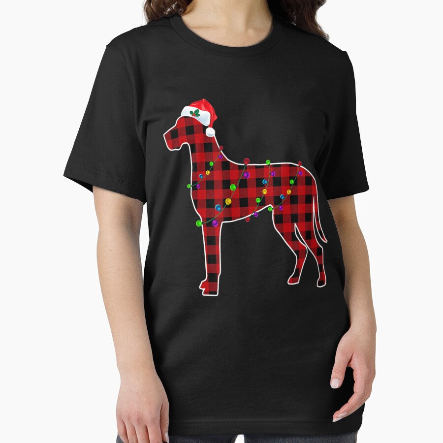 Red Plaid Buffalo Great Dane Dog Christmas Pajamas Mom by MagicJohnson22