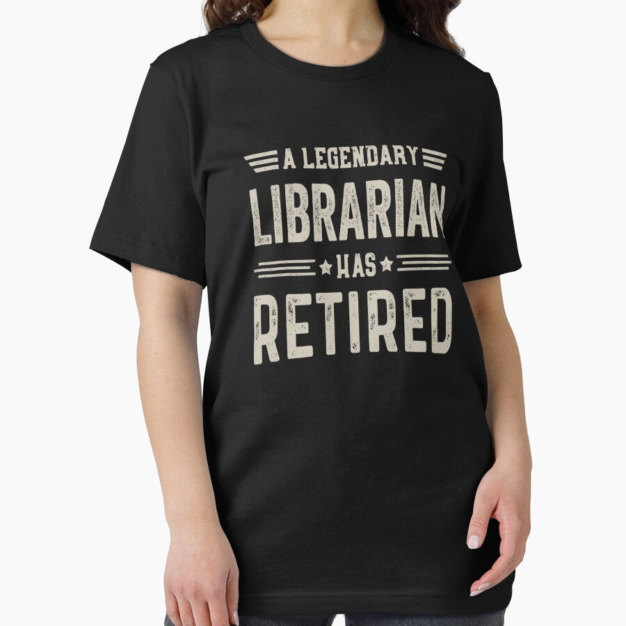 The Legendary librarian Has Retired T Shirt, librarian Retirement Party Gift, Legend, Retiring Birthday Christmas Gift by xlnv