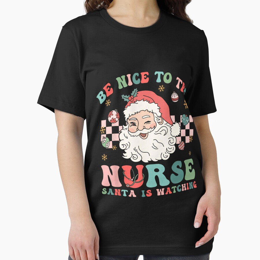 To Nurse Nice Santa Retro Christmas Watching Classic The is Vintage Be Nurse by FrankyTepper