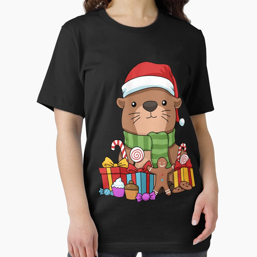 Christmas Otter Gift Kids Sea Otter Gifts Women Sea Otter by DSWShirts