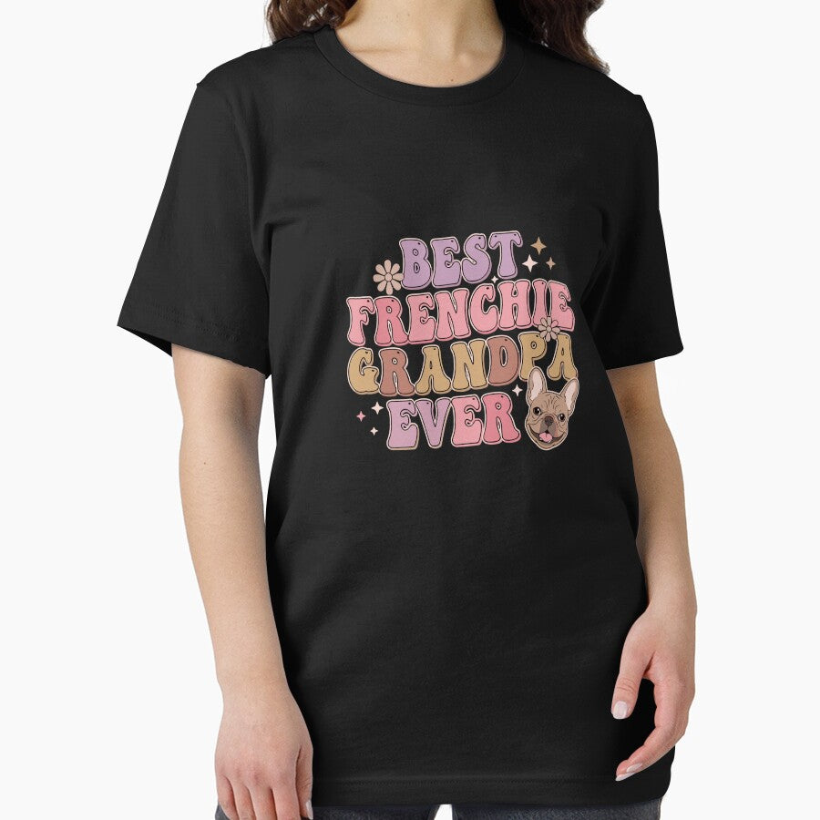 Best Frenchie Grandpa Ever French Bulldog Owner Dog Lover Grandfather by PopStars1993