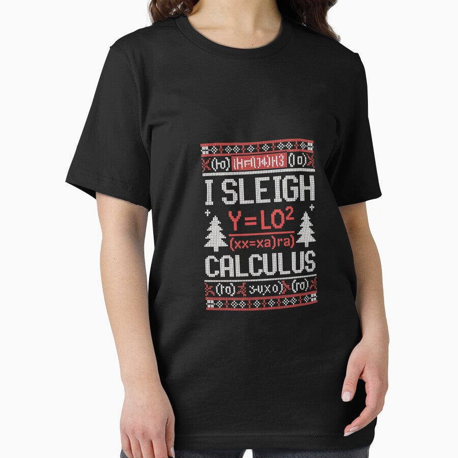 i sleigh calculus math math teacher christmas Men Women by MarkLeedsArt