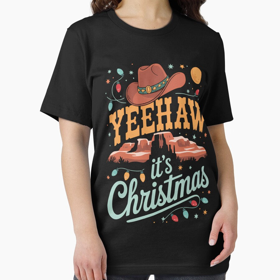 Christmas Western Christmas Cowboy Santa Funny Farm Christmas by Sea4Adventures