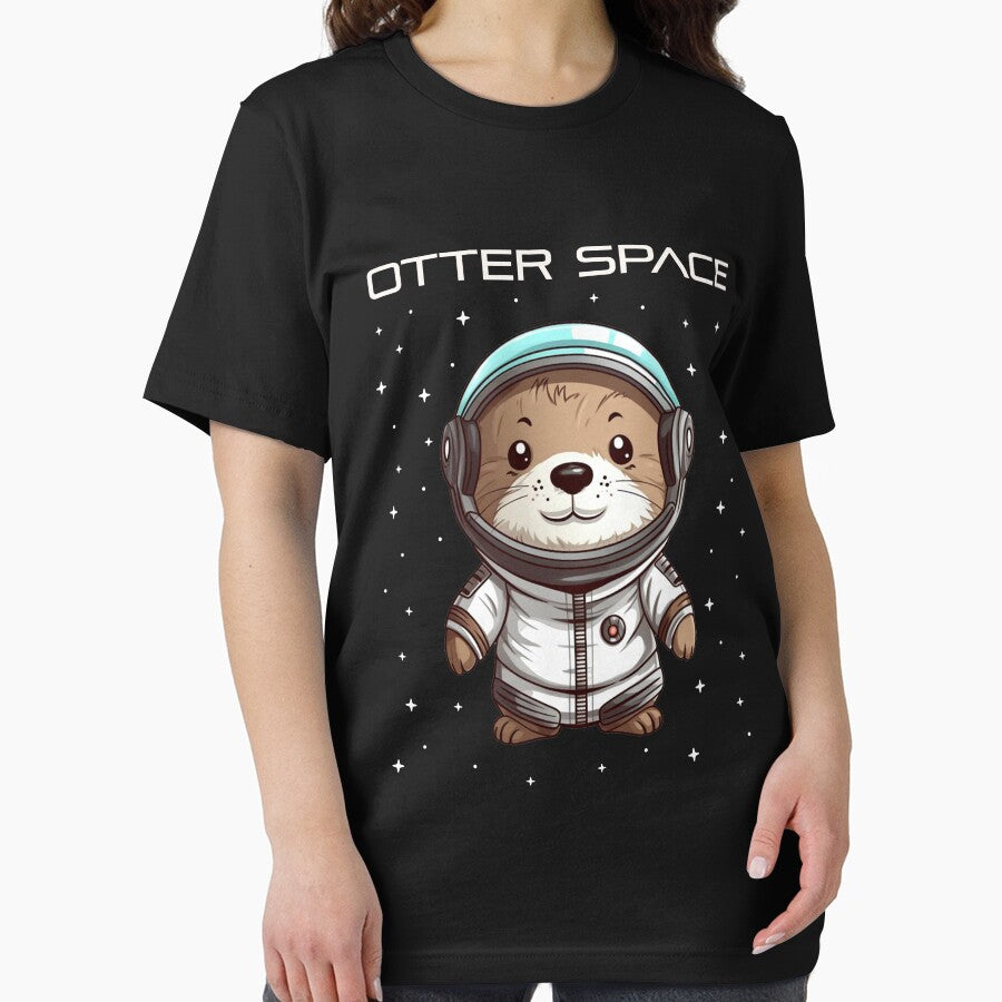 Astronaut Otter - Otter Space - Cute Otter by Mini Pandas