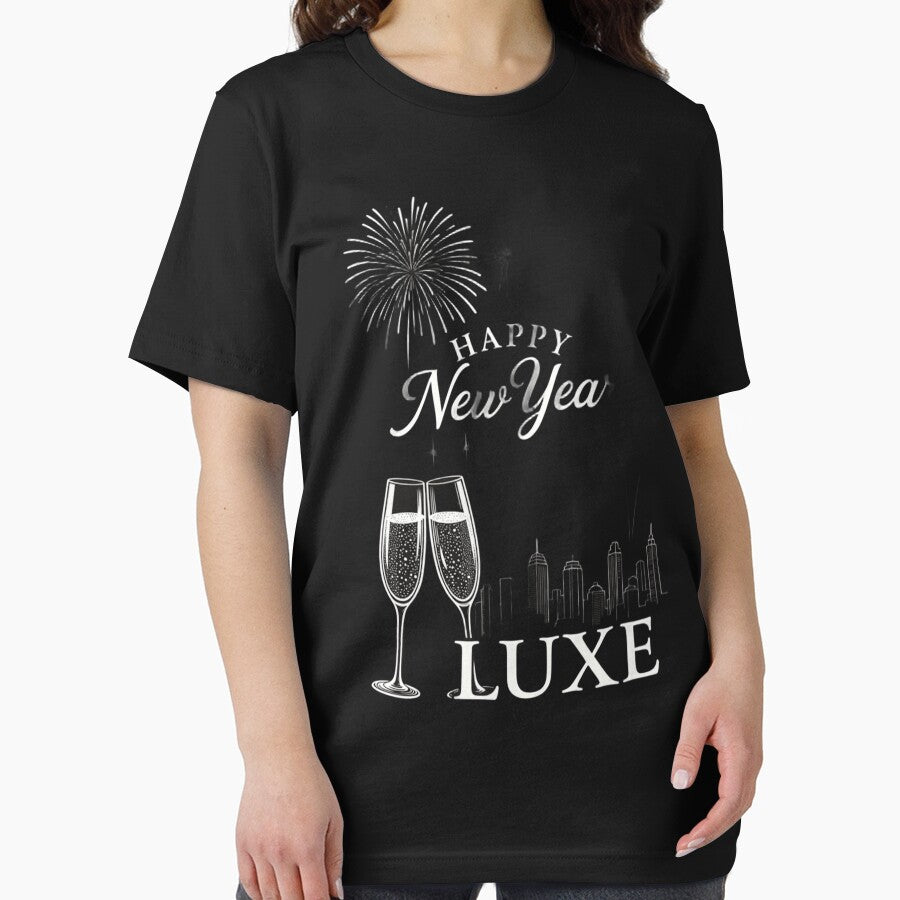 Happy New Year Luxe – Elegant Fireworks City Celebration by TeeAura99