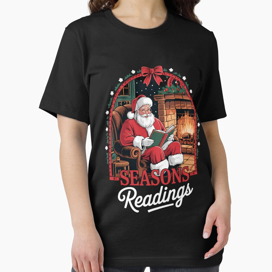 Reading Santa Claus Bookish Christmas Reading Lovers by aidenpier