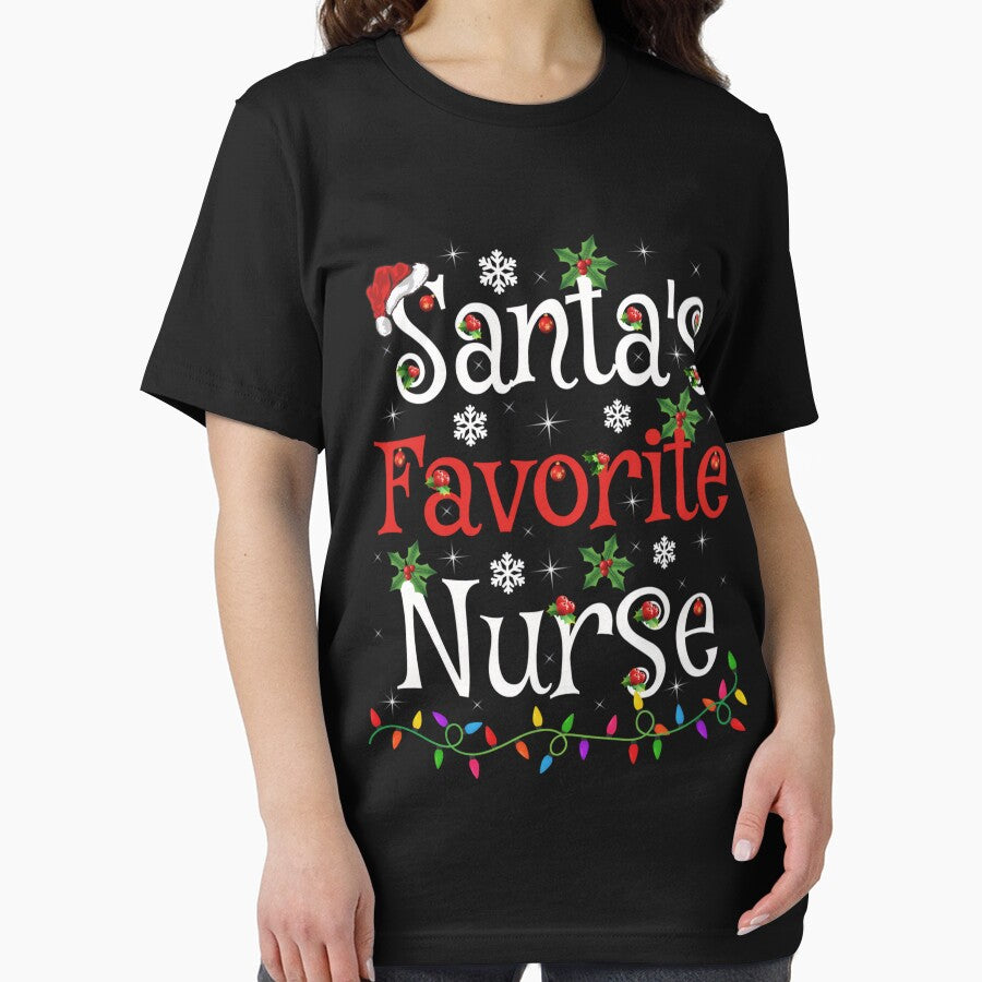 Retro Classic Santas Merry Favorite Christmas Vintage Nurse by Olincristie